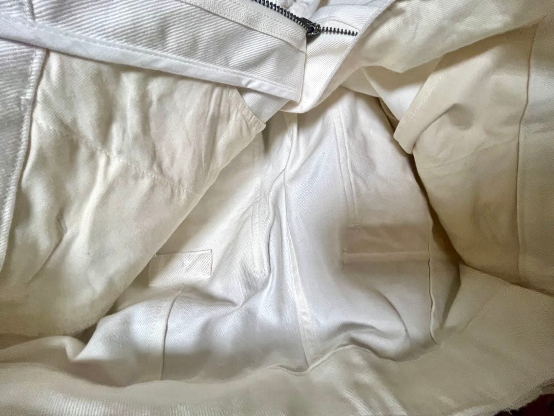 佐々さま専用 MHL. SOFT COTTON DRILL チノパン 白 - メルカリ