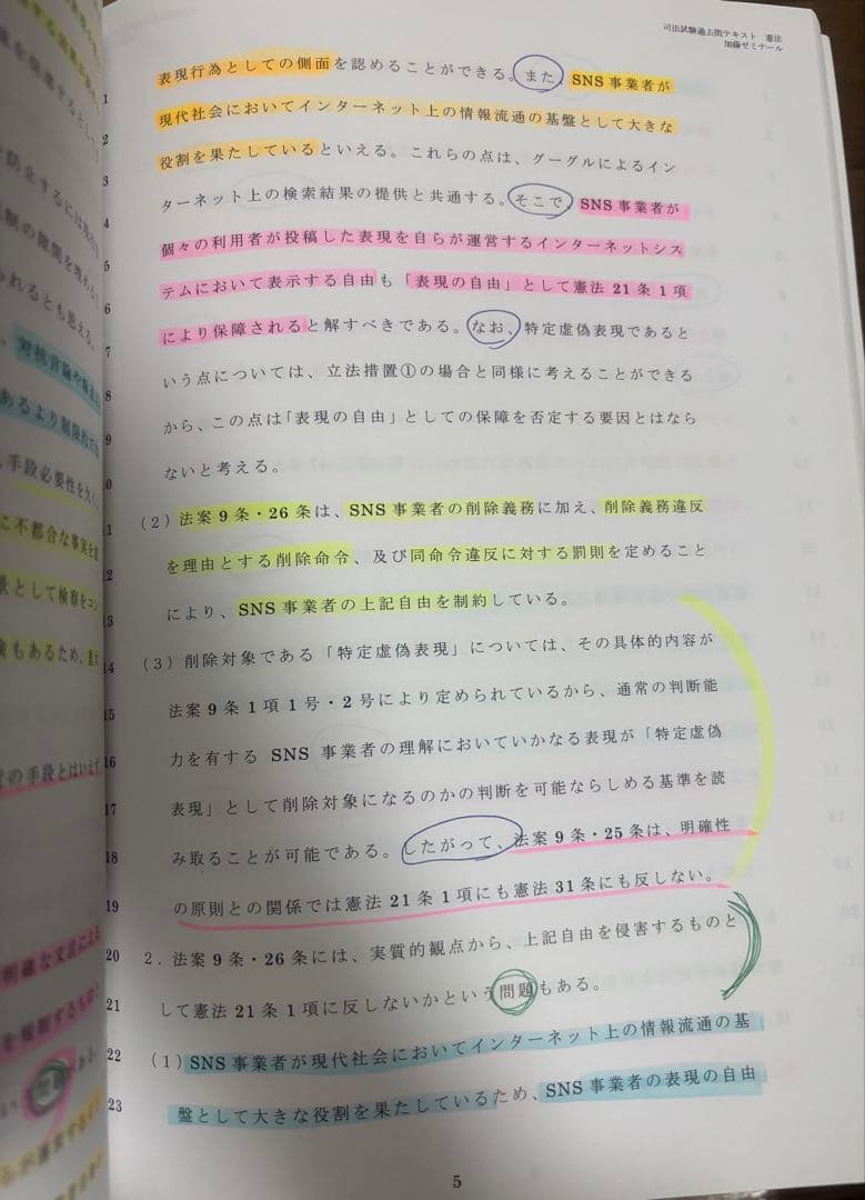 加藤ゼミナール】司法試験過去問テキスト 基本7科目 - メルカリ