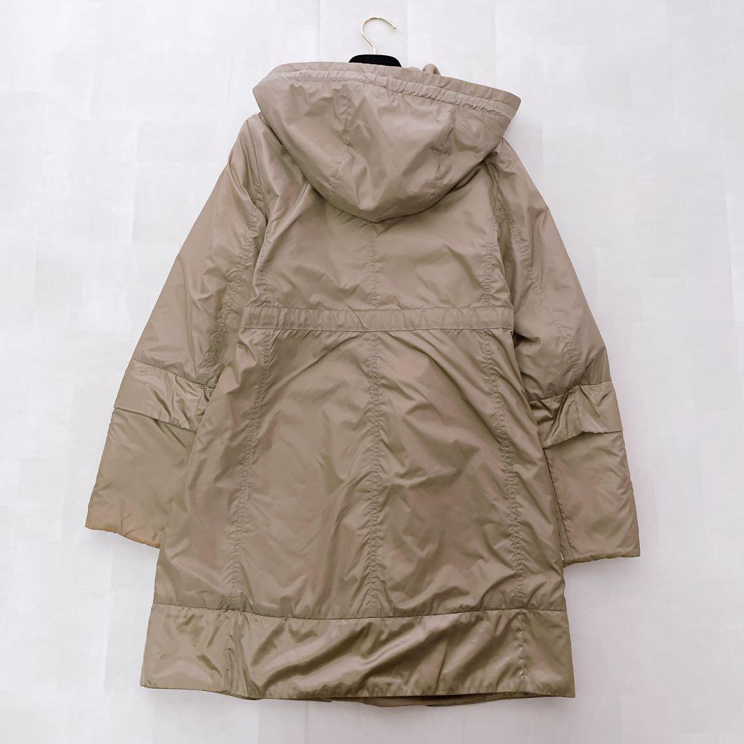 MaxMara✨クチートアマーノ リバーシブルフーデットコート ロゴ 付け袖