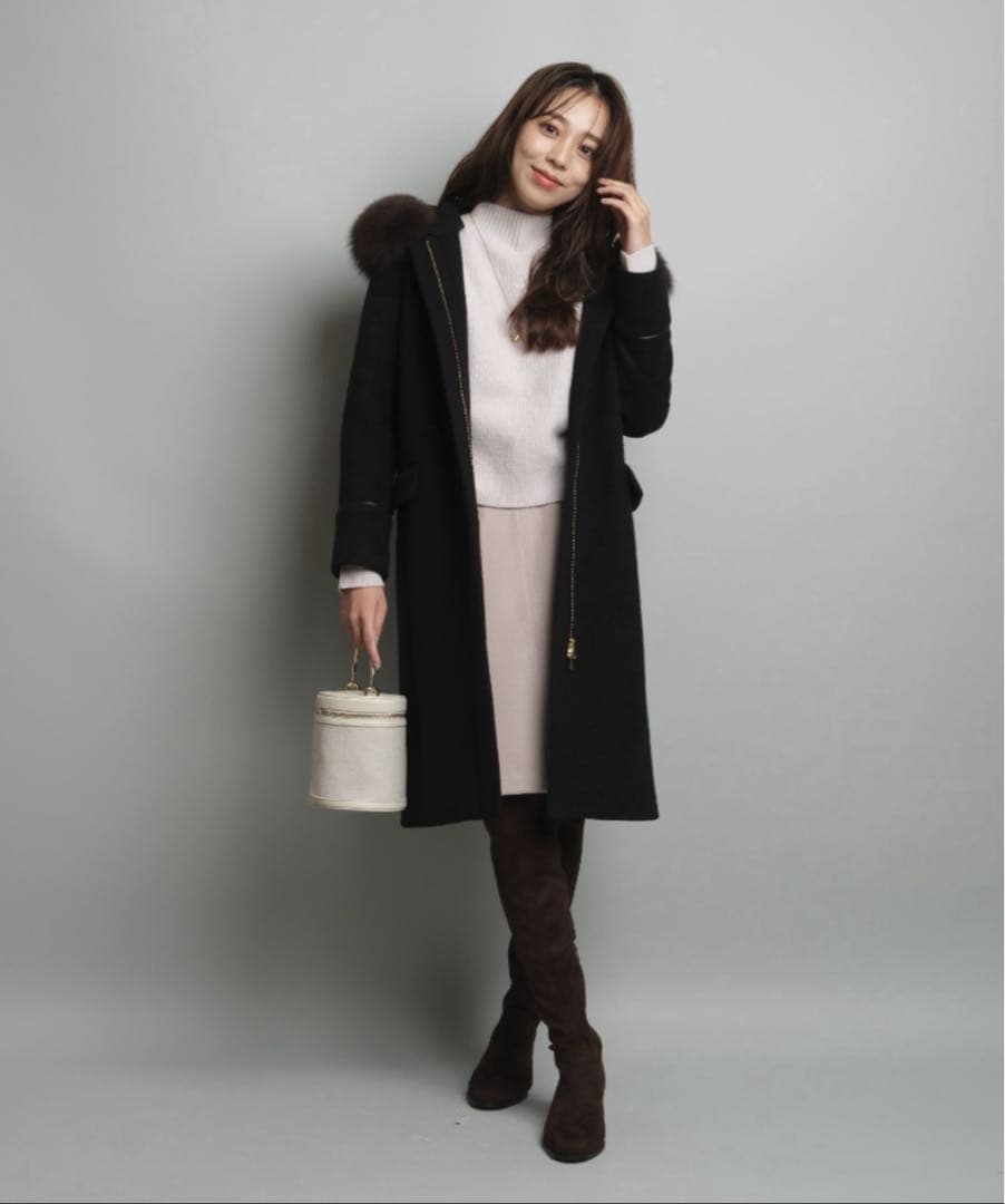 り*ん様 1/10まで ジャスグリッティー ブラック 3WAYコートMクリーニン