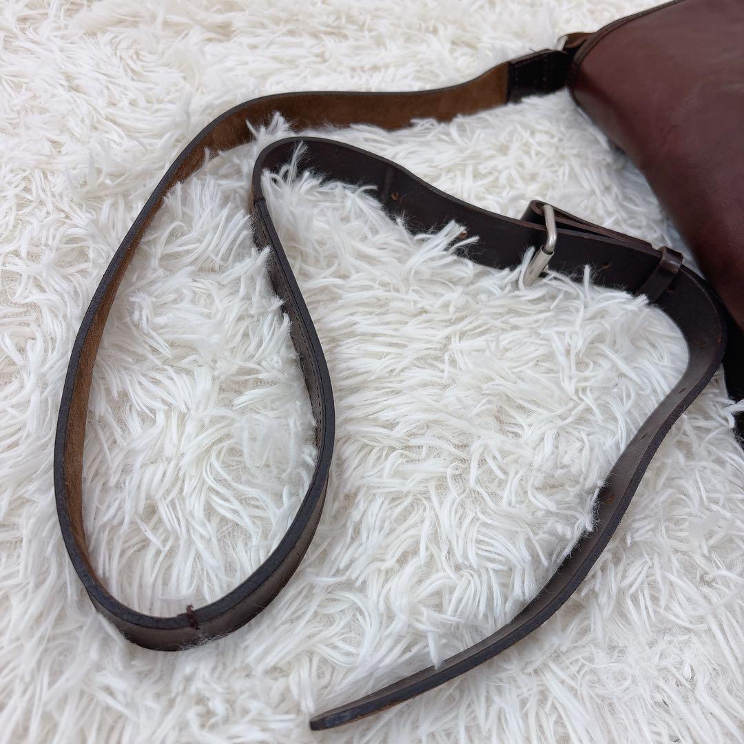 希少✨MARGARET HOWELL ×PORTER レザーショルダー 茶