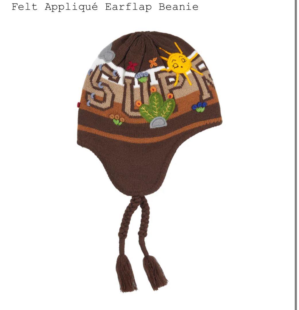 Supreme Felt Applique Earflap Beanie - メルカリ