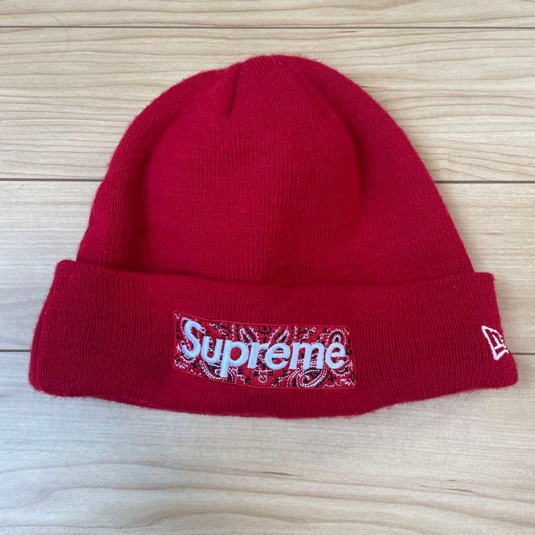 帽子 Supreme 19FW NewEra BoxLogo Beanie Supreme（シュプリーム） × NEW ERA BOX LOGO BEANIE BLACK ニューエラ
