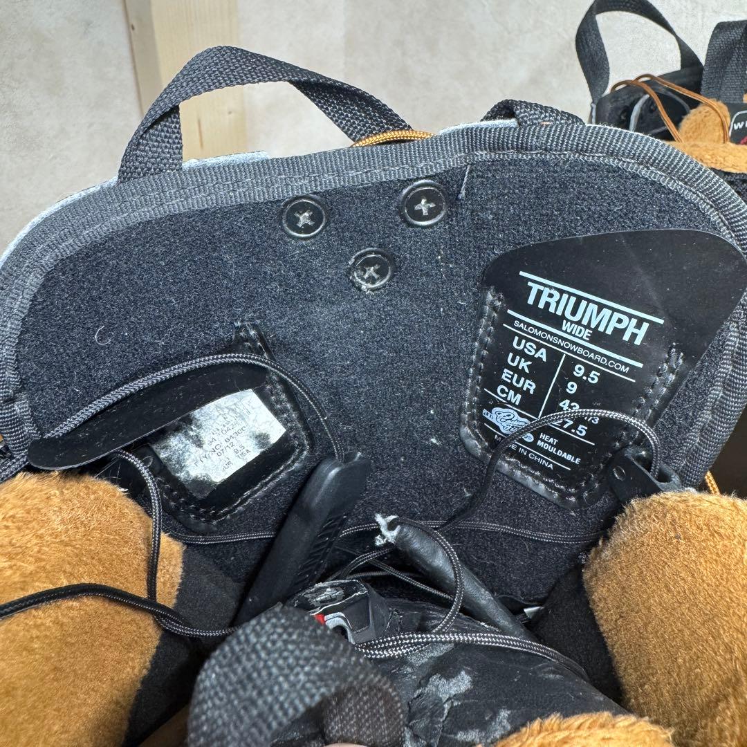 SALOMON TRIUMPH WIDE 27.5cm サロモン　スノーボード