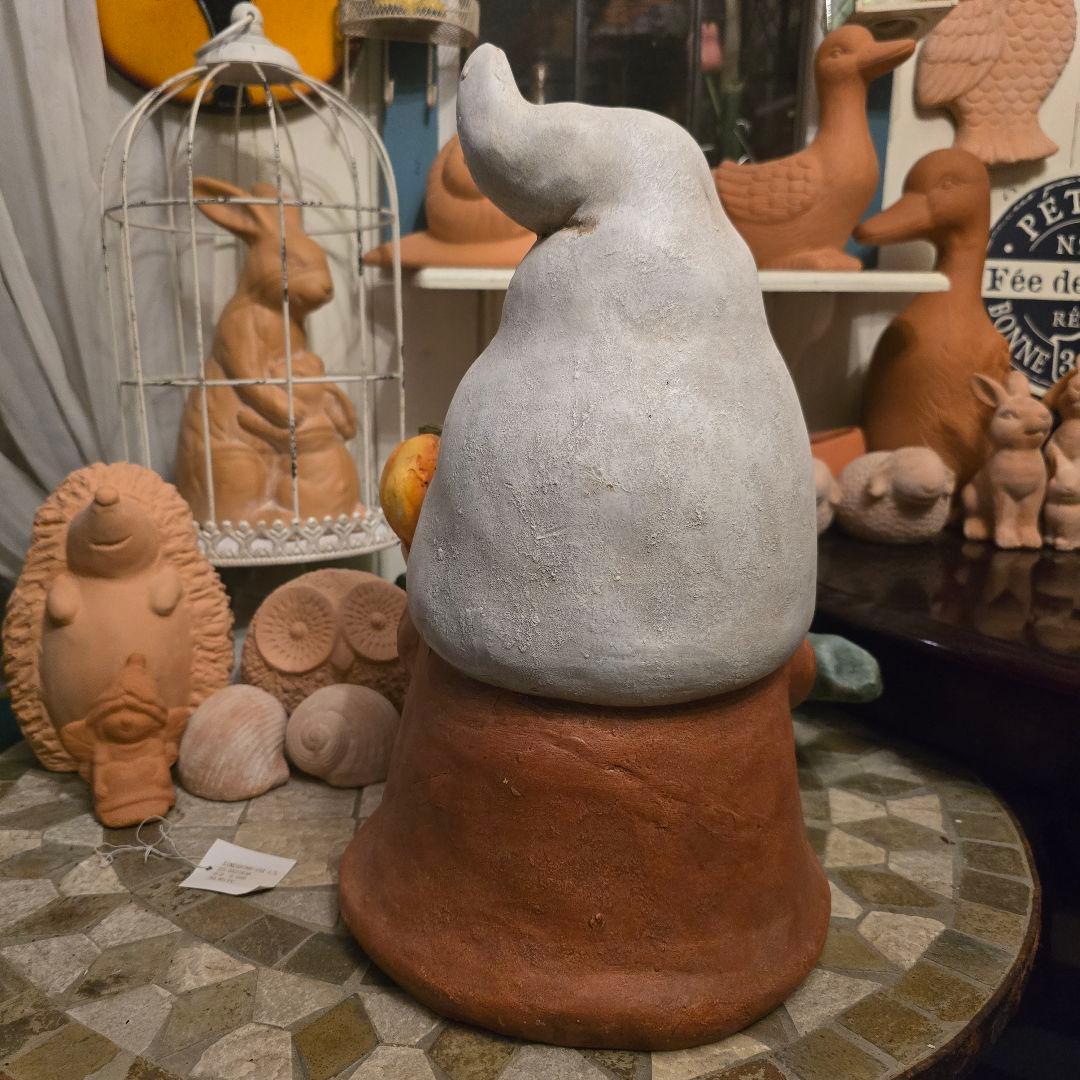 見たことのないとっても珍しいノームさんの電池ボックス式オブジェ♡1点もの໒꒱·