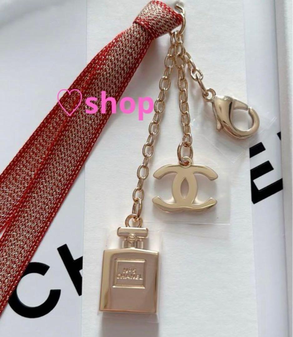 シャネルチャームキーホルダーノベルティ新品未使用限定品非売品CHANEL