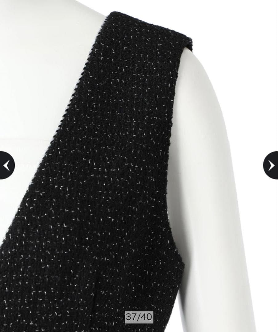 美品】Rirandture ツイードIラインジャンスカ - メルカリ