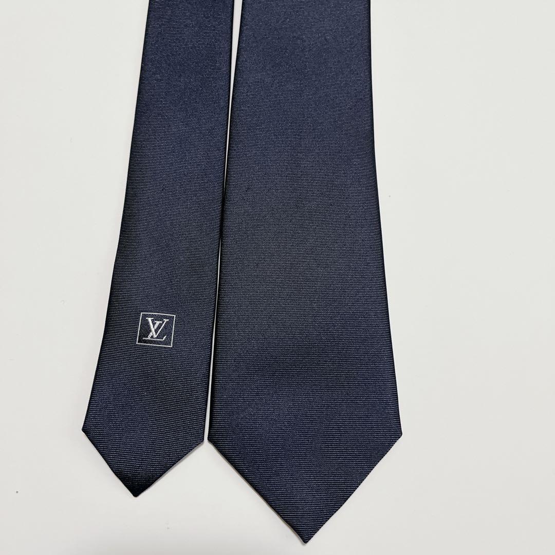 新品・箱付き 現行 ルイヴィトン ネクタイ ハイブランド ソリッドタイ