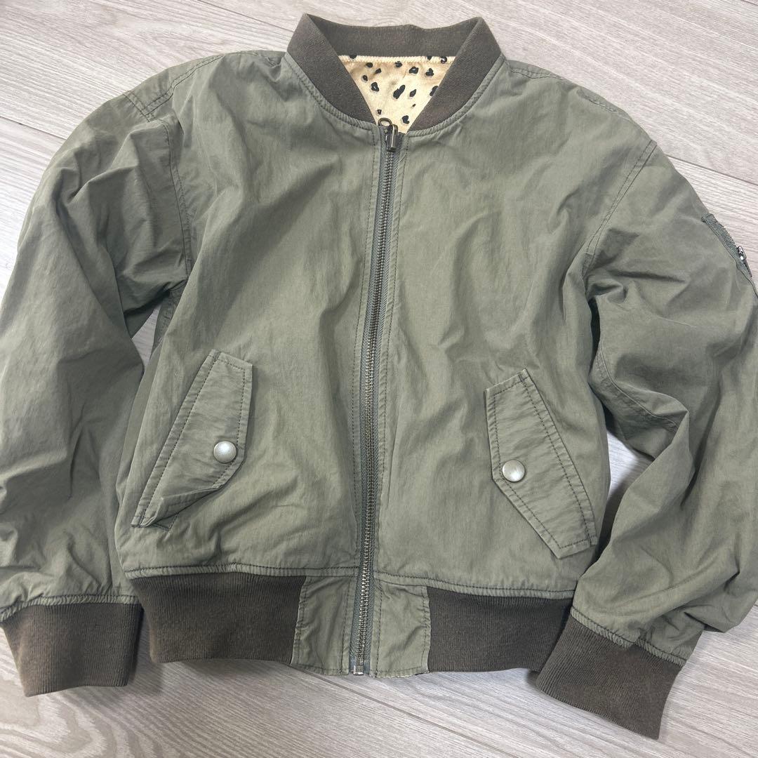 オリーブグリーン MA-1スタイルジャケット - メルカリ