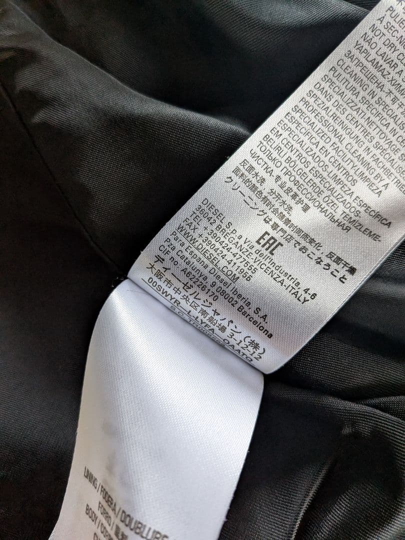 《Vintage グランジ》DIESEL レザーライダースジャケット ジャンパー