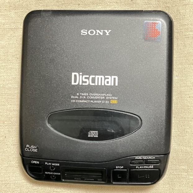 SONY Discman ポータブルCDプレーヤー D-33 - メルカリ