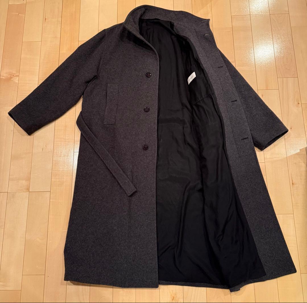 希少) ルメール23年秋冬 バスローブコート グレー ウールカシミア