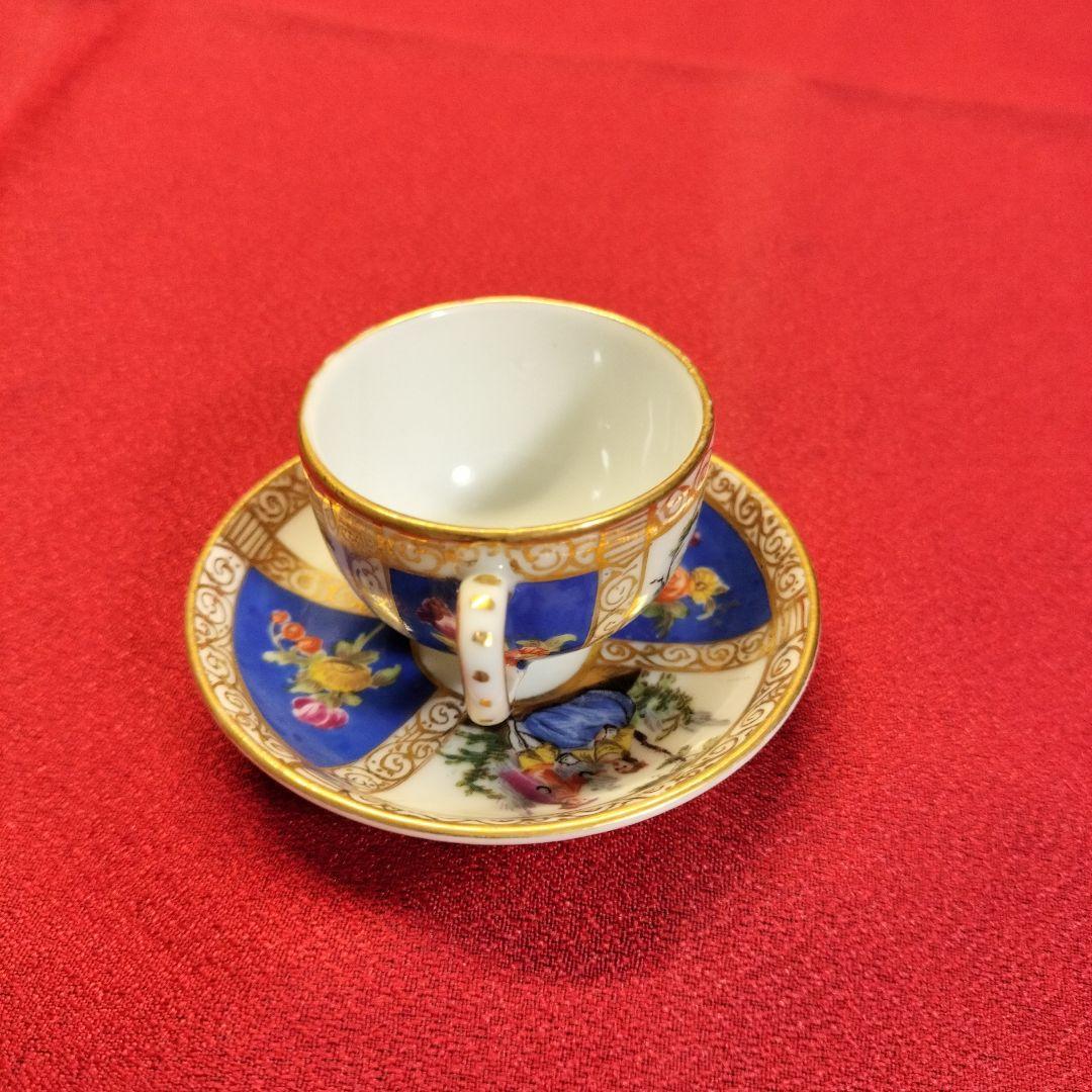 マイセン アウグストゥス レックス アンティーク ミニカップ&ソーサー