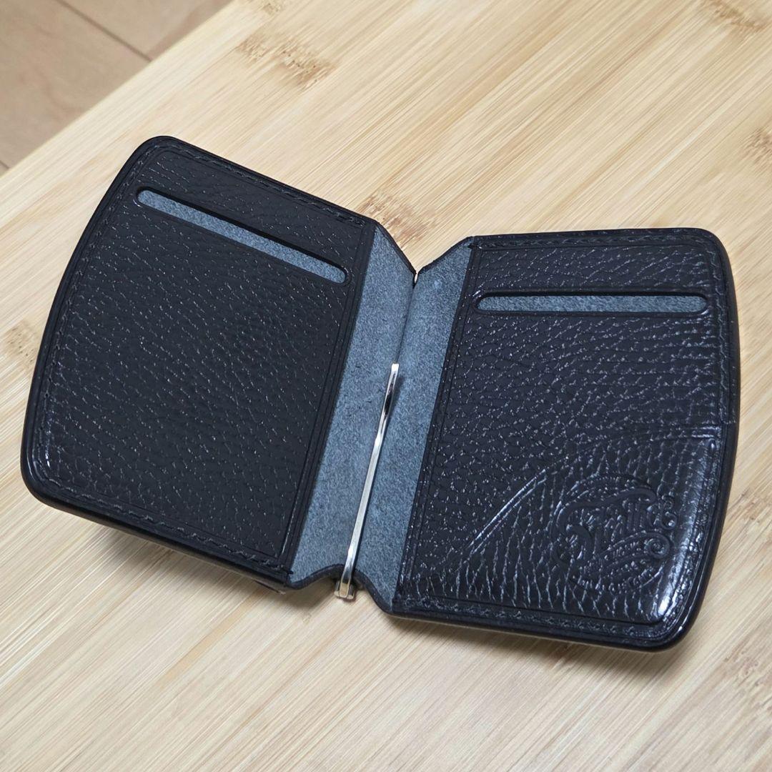 6T leatherworks マネークリップ ブラック/ドラーロ - メルカリ