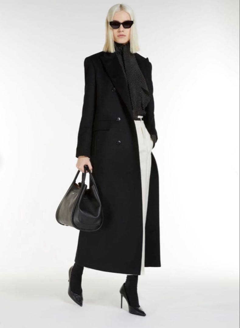 ◾️売切◾️MAX MARAピュア ヴァージンウール ダブルブレスト コート レジナ ピュア ヴァージンウール ダブルブレスト コート