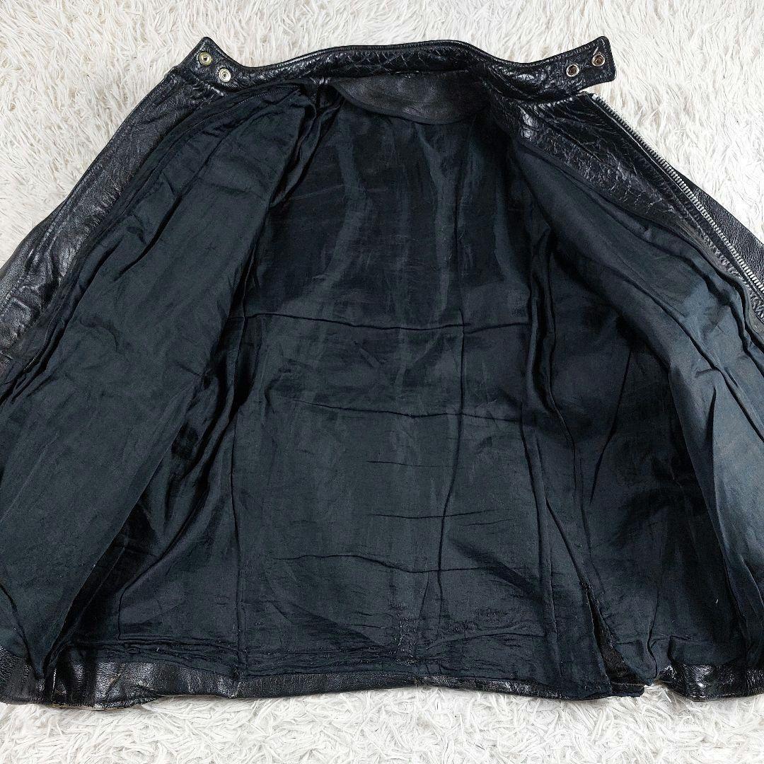短丈 y2k archive 本革 シングルレザーライダース 90~00s 50 - メルカリ
