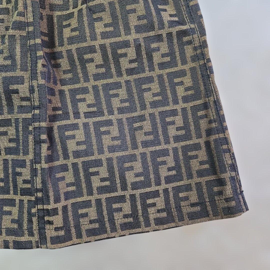 希少・名機 美品 FENDI フェンディ ズッカ柄タイトスカート 26インチ