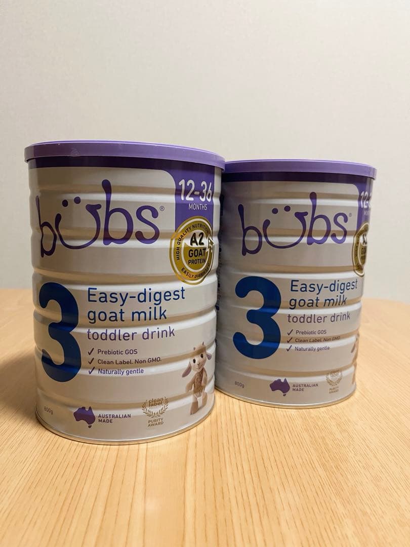 新品　Bubs（バブズ）A2 ヤギ粉ミルク ステップ3（1歳〜3歳）　2缶セット 楽天市場】Bubs（バブズ）A2 ヤギミルク・山羊・ゴート粉ミルク