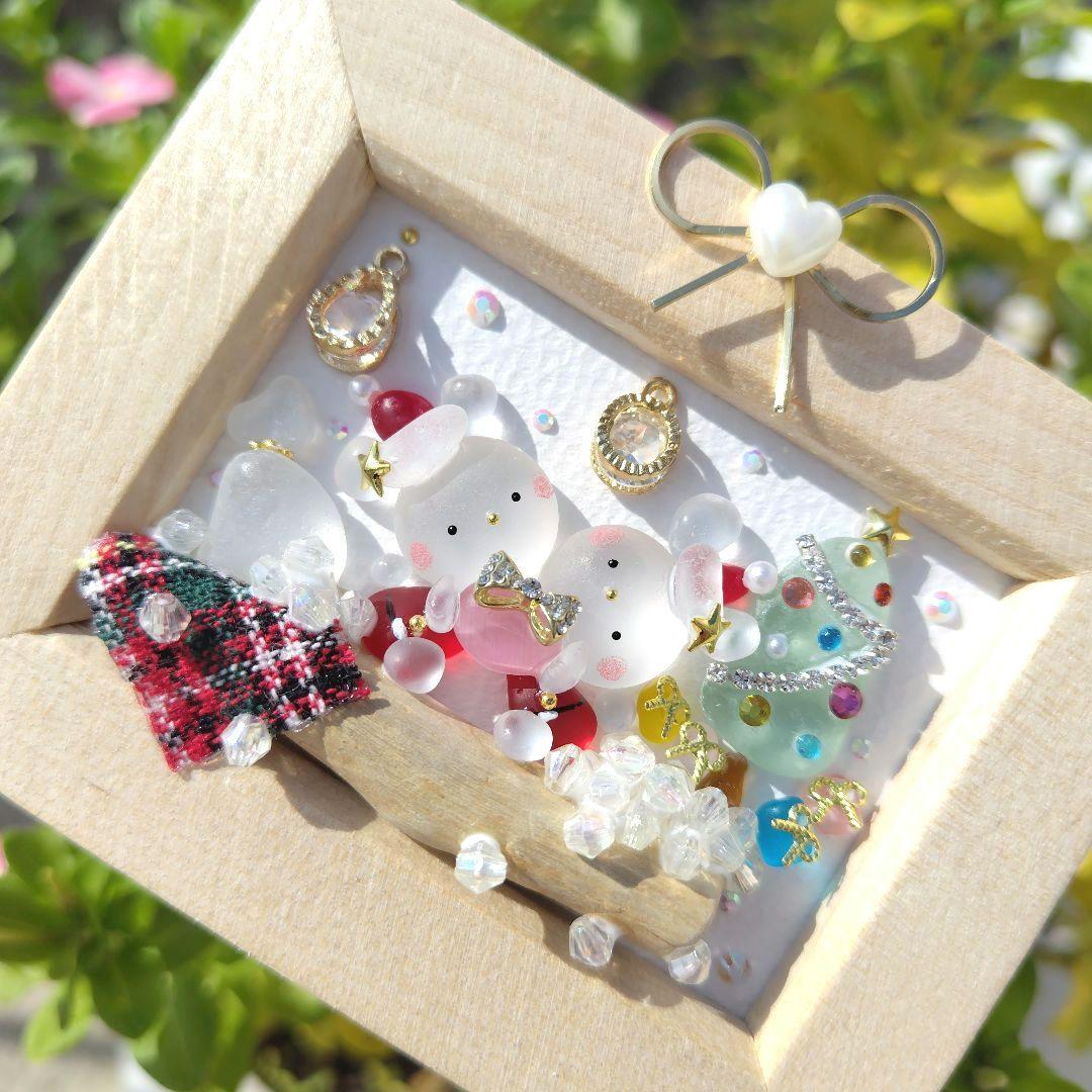 シーグラスアート『 Merry Christmas⁺ ⊹˚.～mini～』他2点 シーグラス