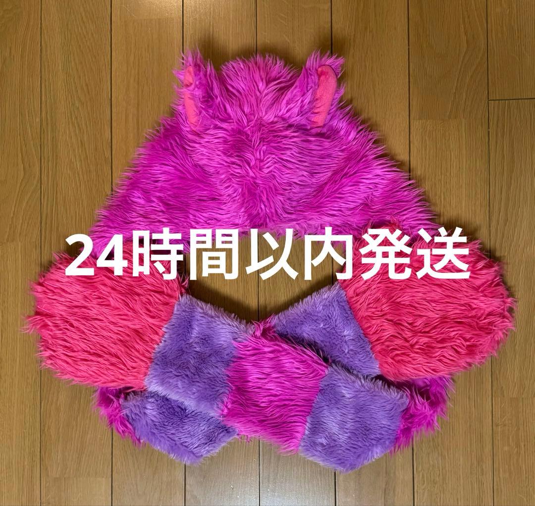 ディズニー チェシャ猫 マフラーキャップ - メルカリ