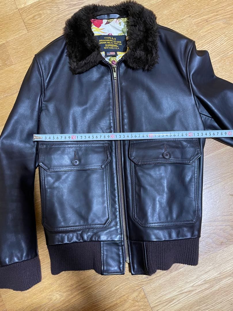 Supreme Schott A-2 レザージャケット sサイズ - メルカリ
