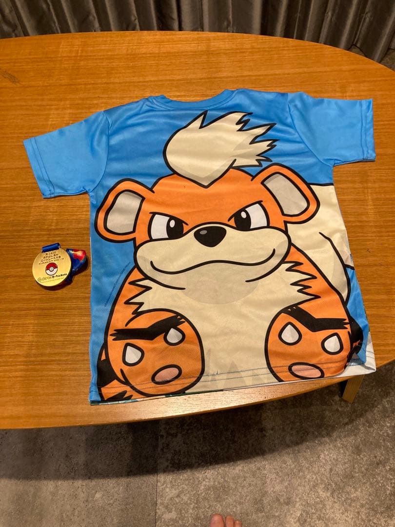 メダル　Tシャツ　あやはし海中ロードレース2026年ガーディ　Mサイズ ポケモン 第24回あやはし海中ロードレース大会 2026 ガーディーTシャツ M - メルカリ