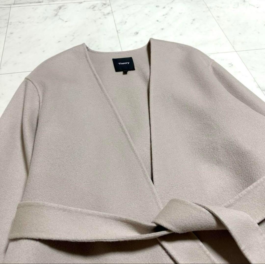 完売人気❗️セオリーLUXE NEW DIVIDE カシミヤ混カラーレスコート