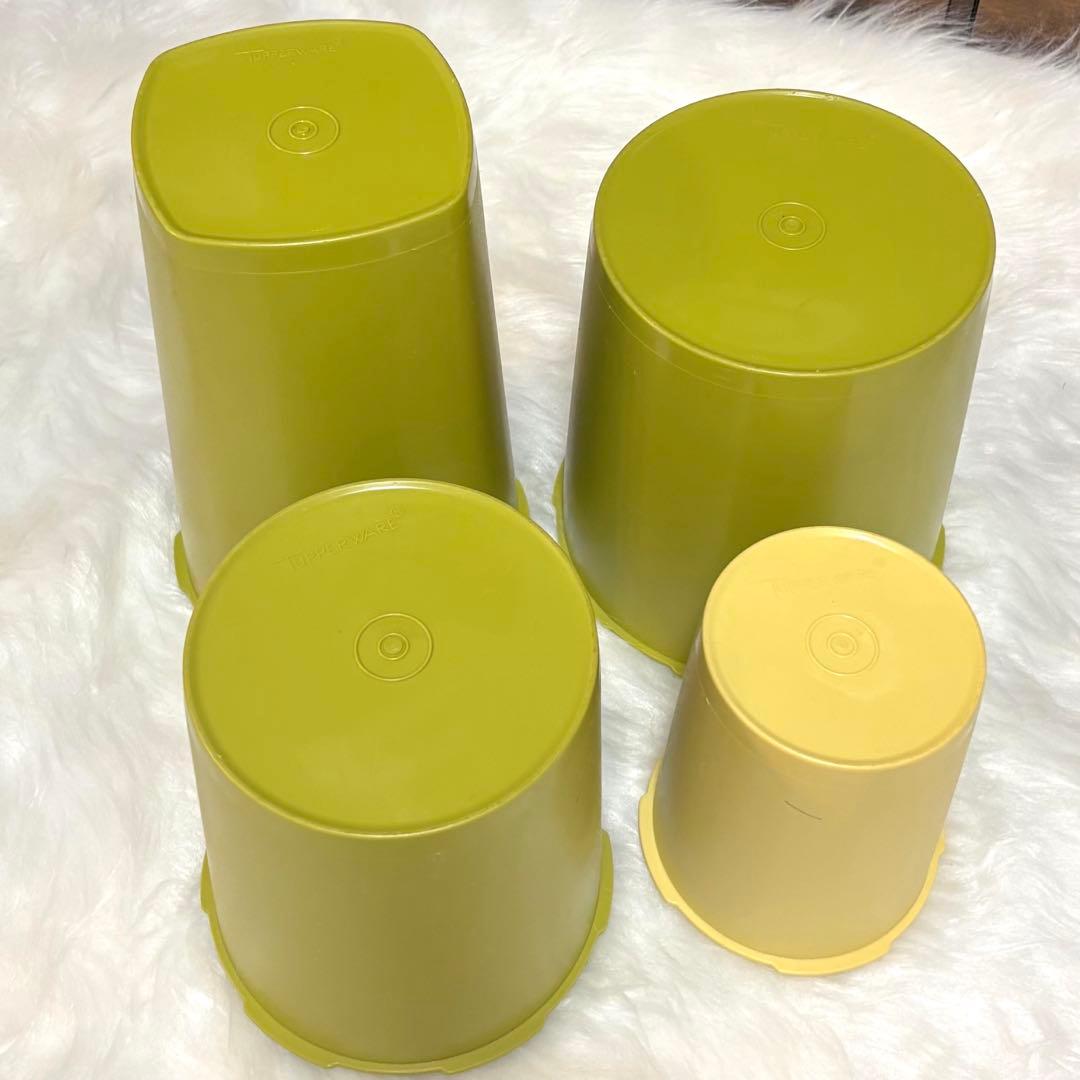 まる子様用】タッパーウェア マキシデコレーター 4個 昭和レトロ