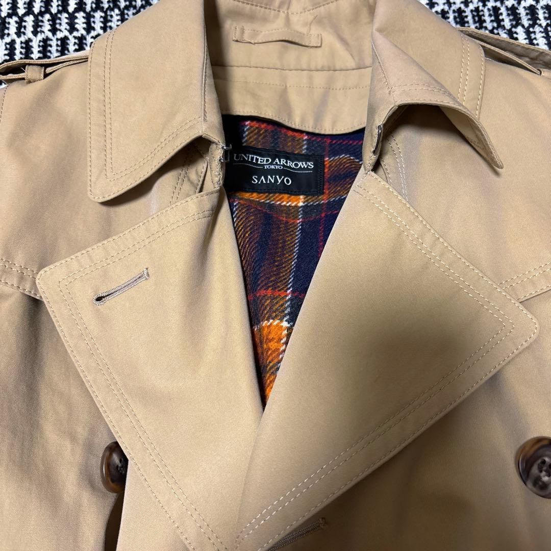 UNITED ARROWS SANYO 34トレンチコート ベージュ - メルカリ