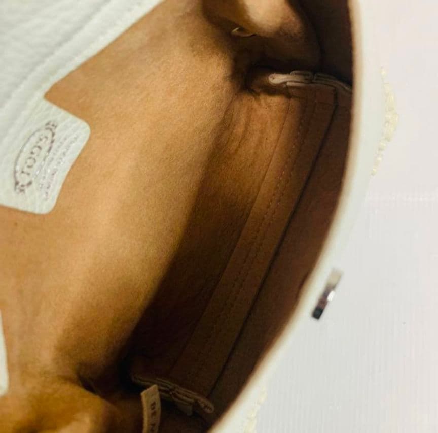 特価品】TOD'S トッズ マイクロバッグ ウェーブバッグ ホワイト 白