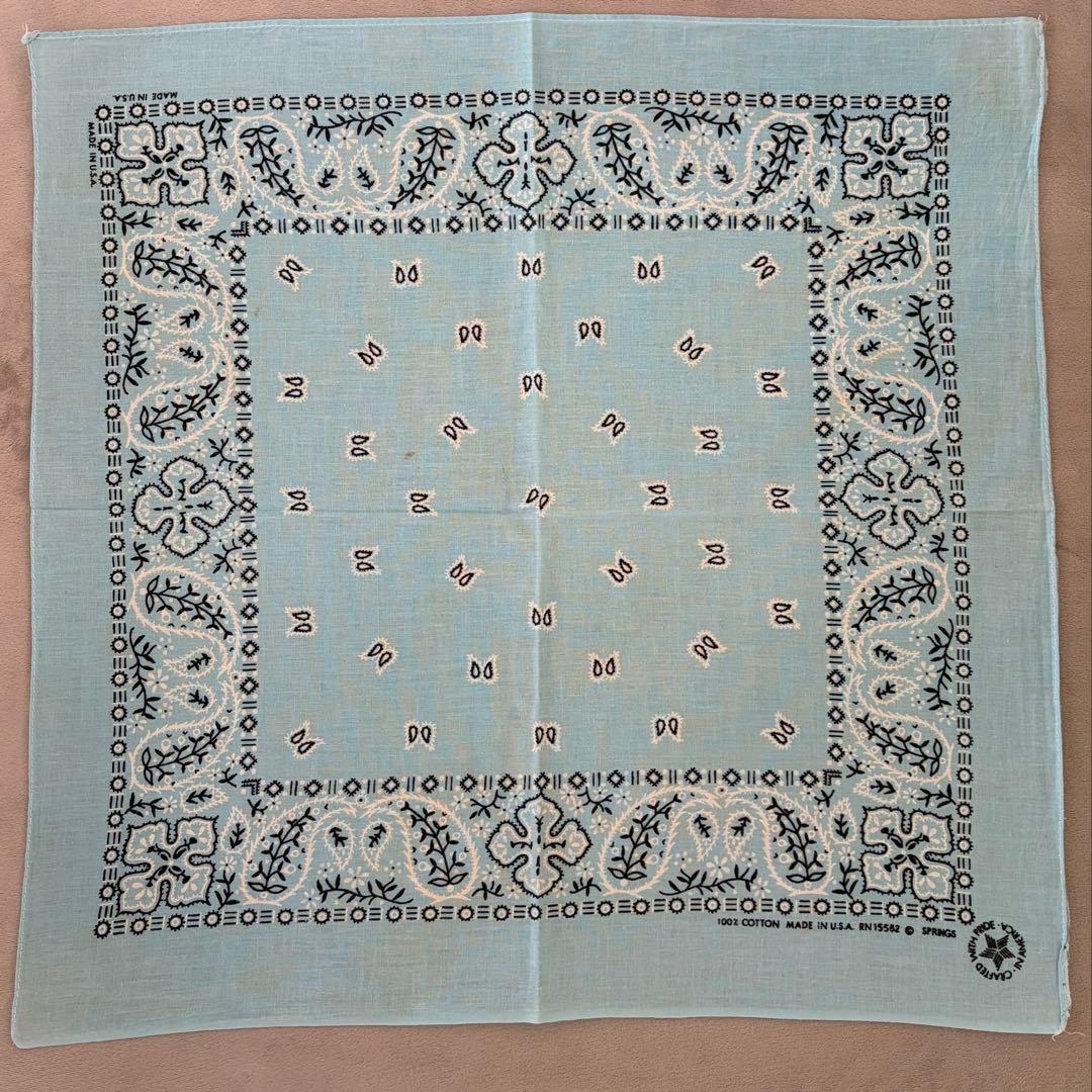 ヴィンテージバンダナ デッドストック【番号:DS3】 - メルカリ