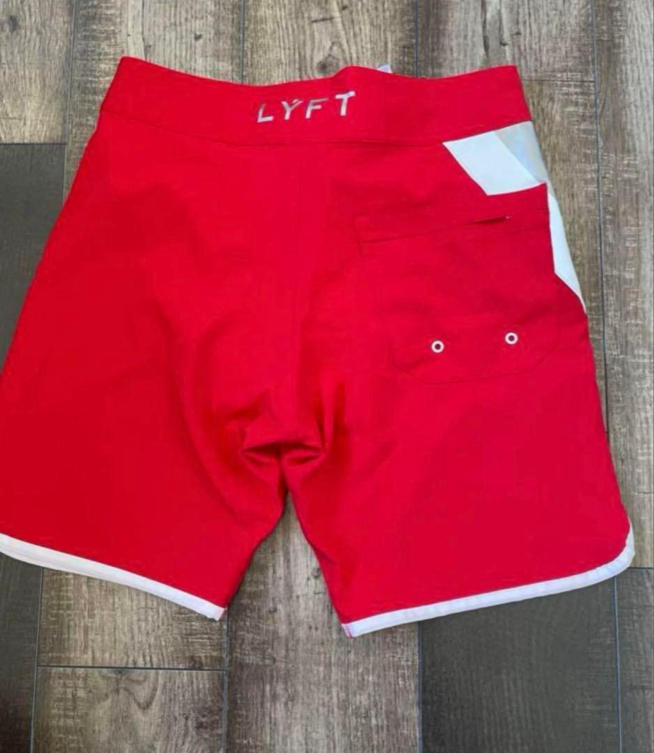 LYFT STAGE SHORTSレッド XSサイズ