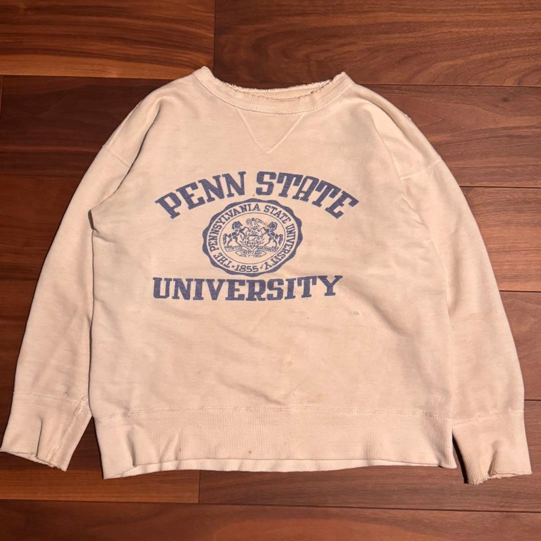 40s 50s ヴィンテージスウェット　白　染み込み 中古・古着通販】VINTAGE (ヴィンテージ) 50s ヴィンテージスウェット