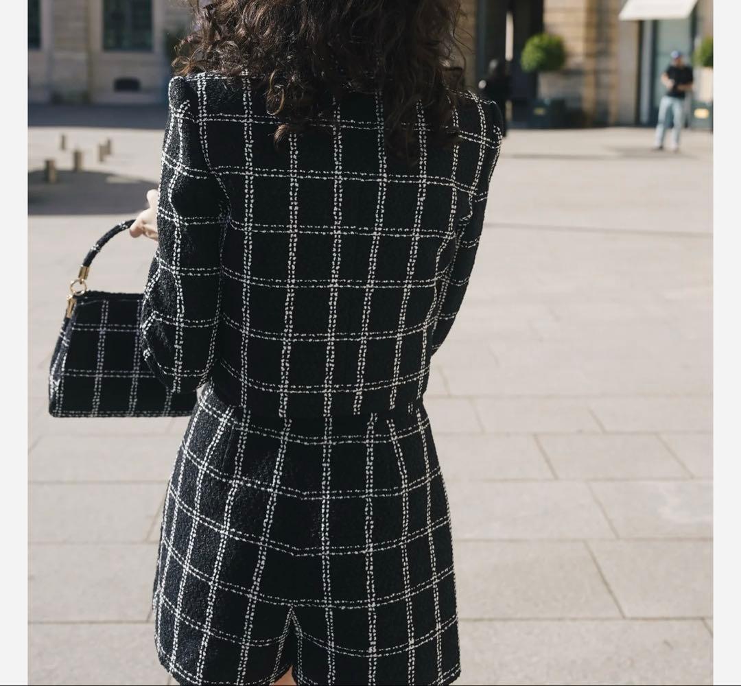 みゆ様専用【新品】sheller シェリエ ツイード スカート キュロット