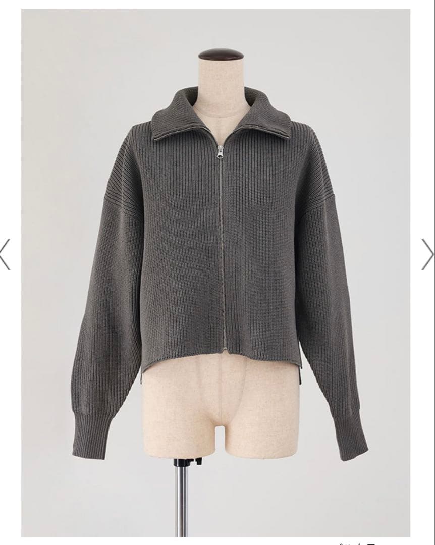 FORME2025AW ジップニッカーディガン 東原亜希NAVY ネイビー - メルカリ