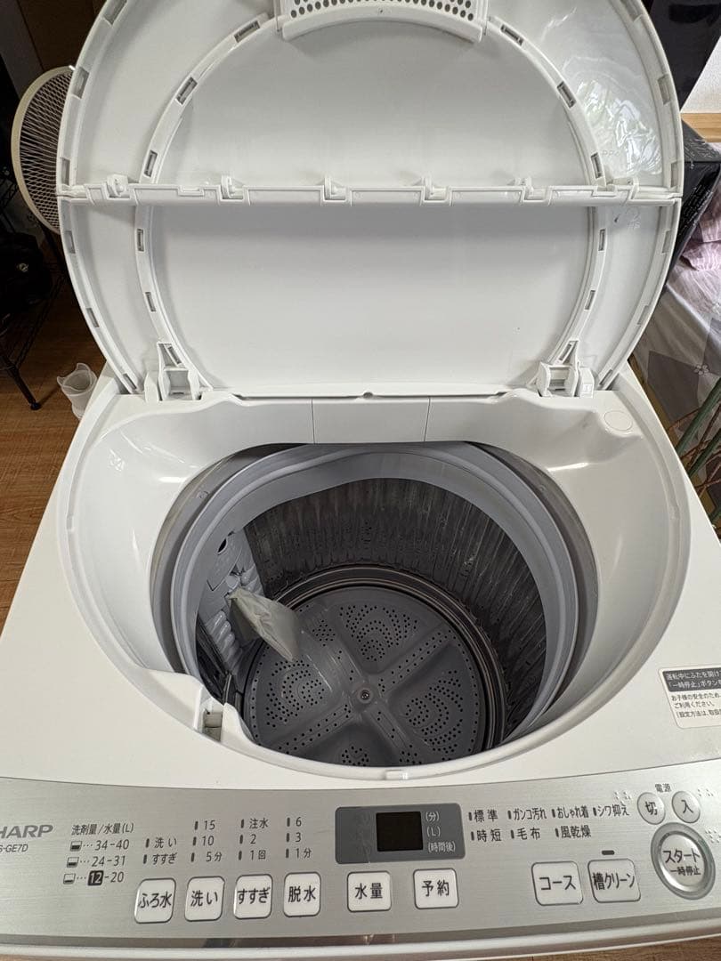 car-negi 縦型洗濯機 ES-GE7TD 7.0kg (説明書付き)