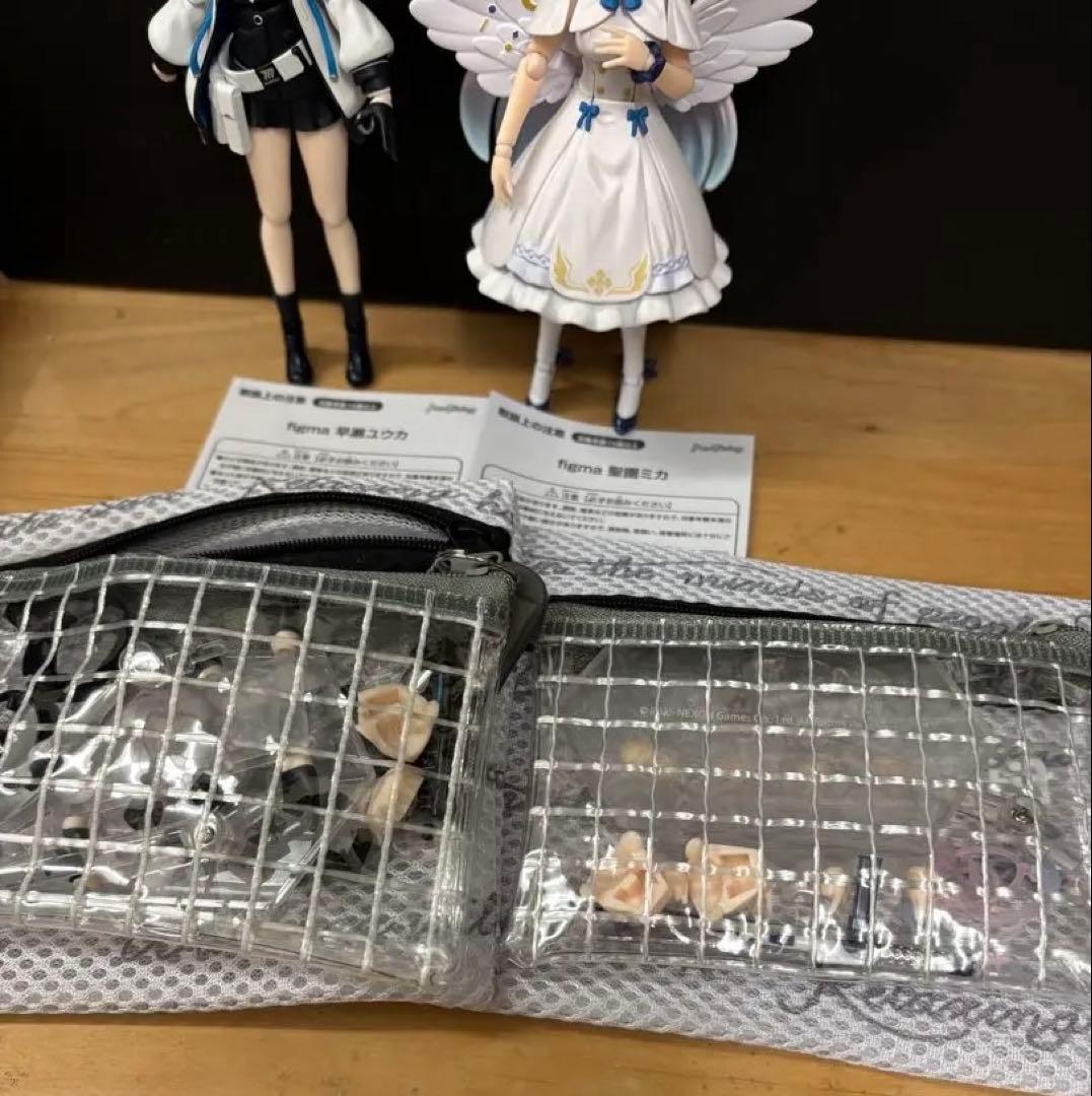 ブルアカ figma フィギュアセット 早瀬ユウカ 聖園ミカ 2体 箱無し ①