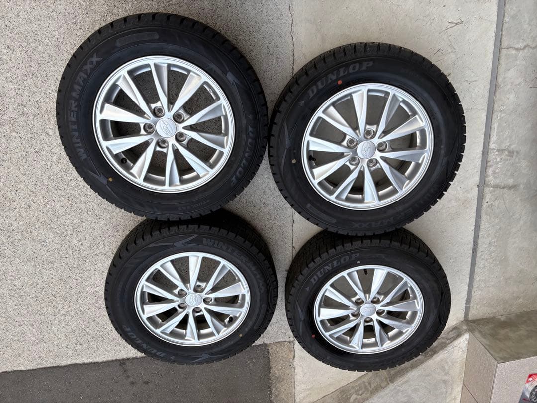 ひろ② 195/65R15 24年38週製インプレッサ純正　pcd100 ひろ② 195/65R15 24年38週製インプレッサ純正 pcd100 ひろ様専用②