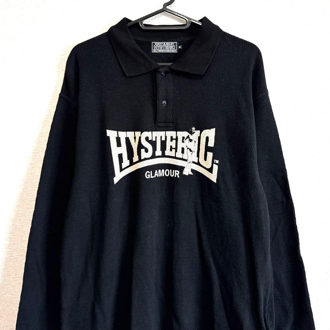 HYSTERIC GLAMOUR ヒステリックグラマー 長袖ポロシャツ M - メルカリ