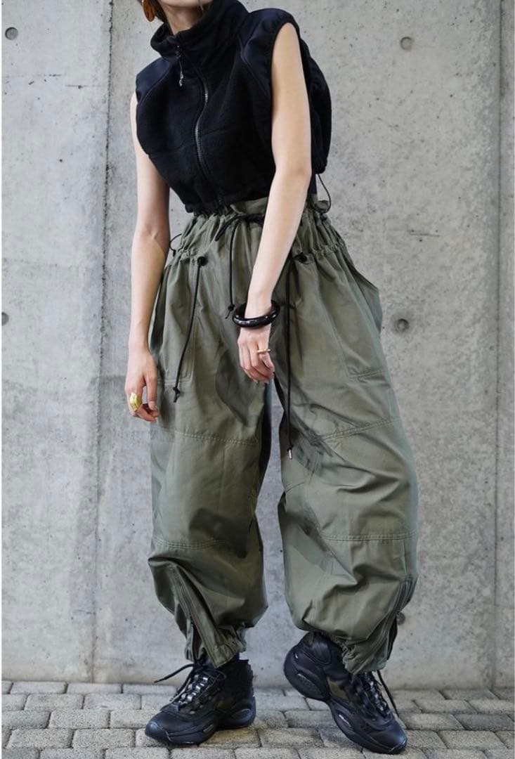 JUN MIKAMI ポリエステルツイルヴァリアブルパンツ - メルカリ