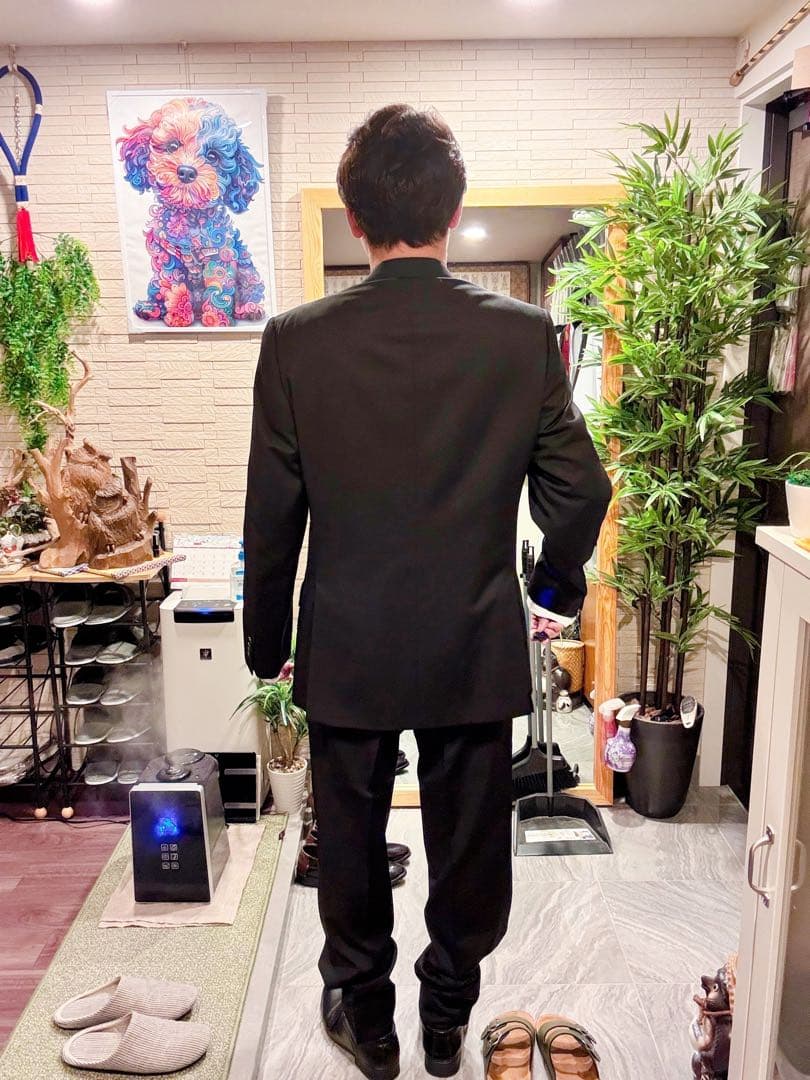 【GUCCI/グッチ】秋冬スーツ/GG柄裏地《グッチハンガー付き》クリーニング済