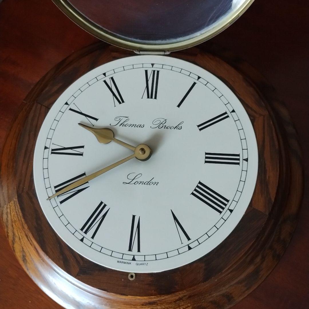 星*様 THOMAS BROOKS LONDON 掛時計 クォーツムーブメント