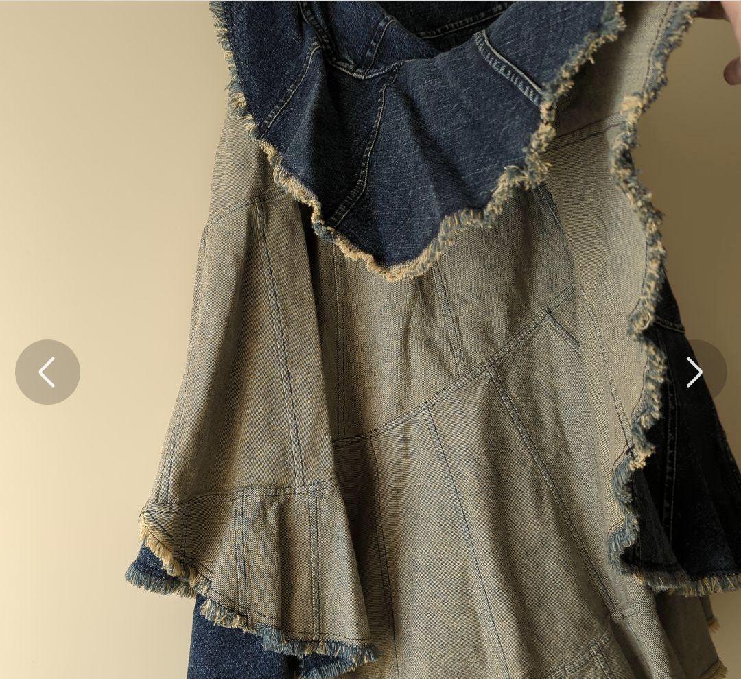 美品 ジュンヤワタナベコムデギャルソンデニムスカート - メルカリ