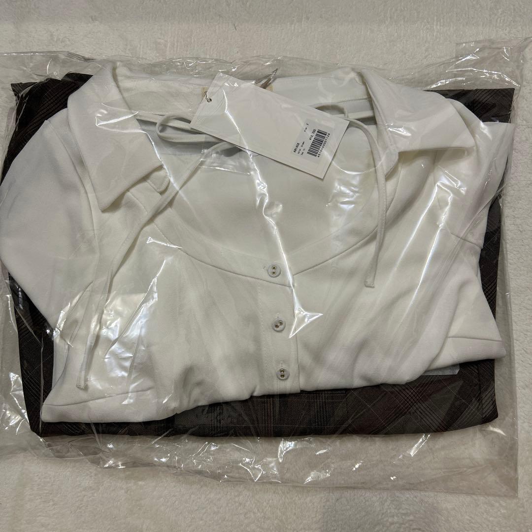 andmary アンドマリーBetty layered check dress - メルカリ