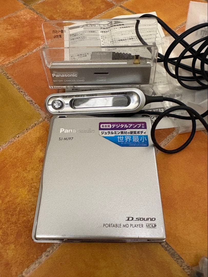 Panasonic SJ-MJ97 ポータブルMDプレーヤー - メルカリ