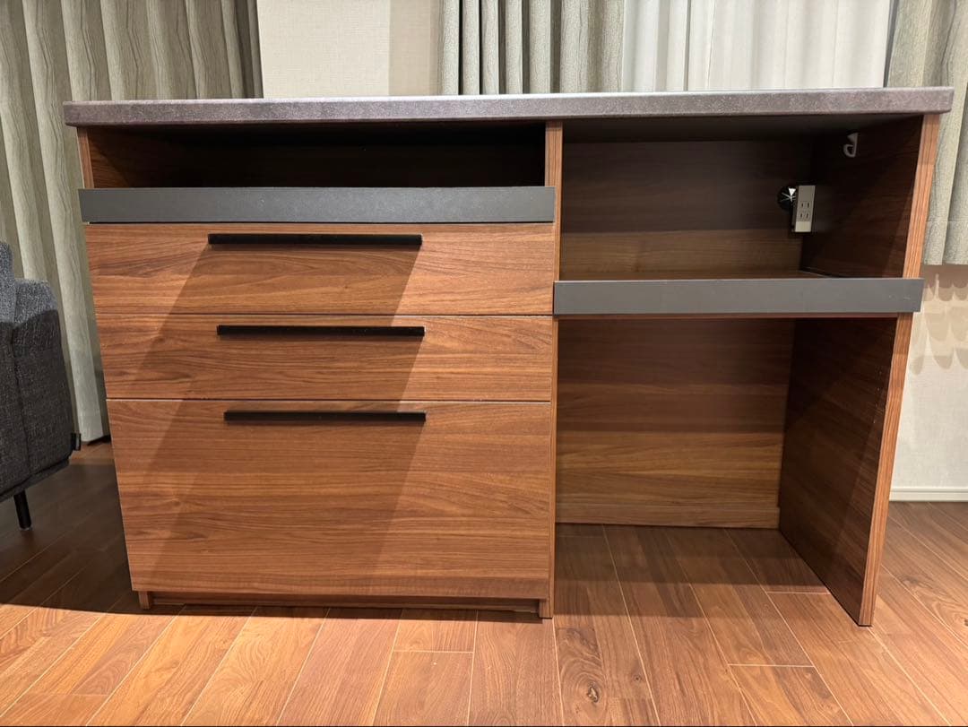 SY-1400R パモウナ キッチンカウンター レンジ台 楽天市場】パモウナ 食器棚 幅140cm 奥行50cm 高さ198cm SY 完成品 棚