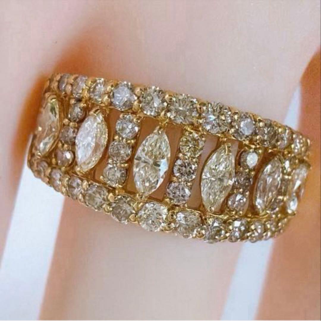 専用　　【3957】 K18 ダイヤモンド 1.00ct 14.5〜15号 鑑別