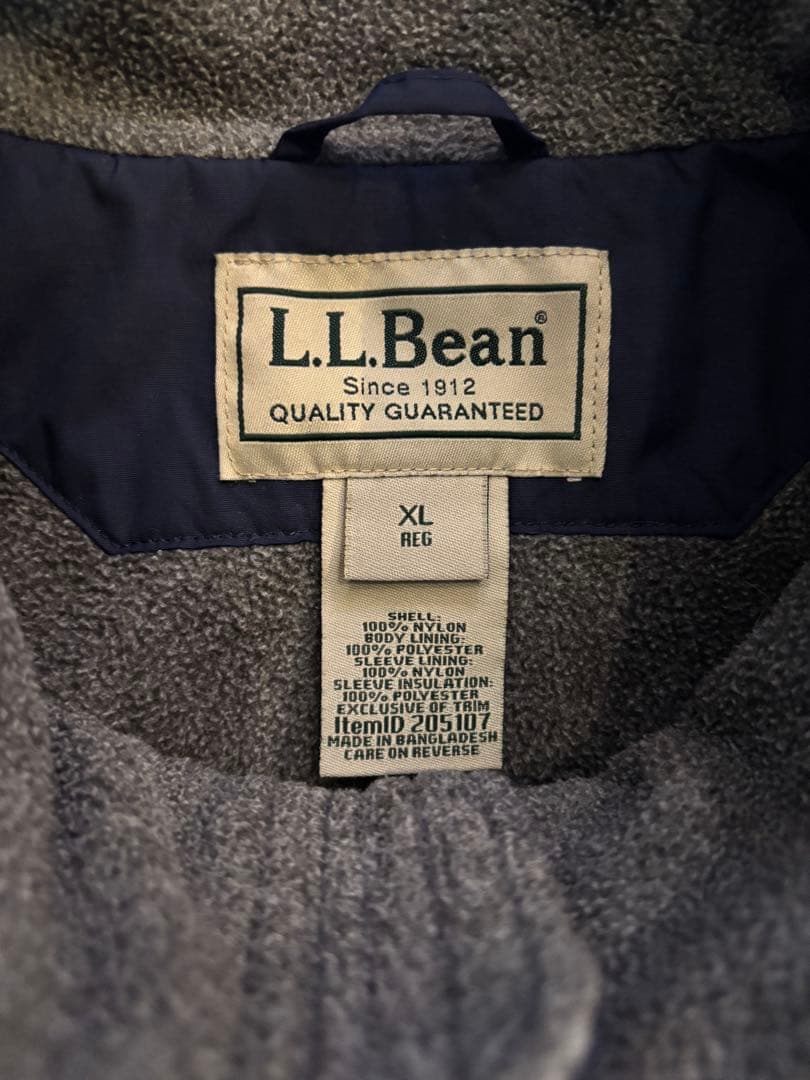 L.L.Bean ウォームアップジャケット　紺 XL