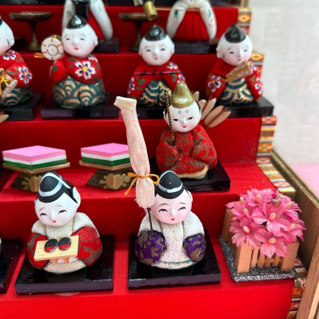 豆雛 お雛様 雛人形 ガラスケースはおまけ - メルカリ