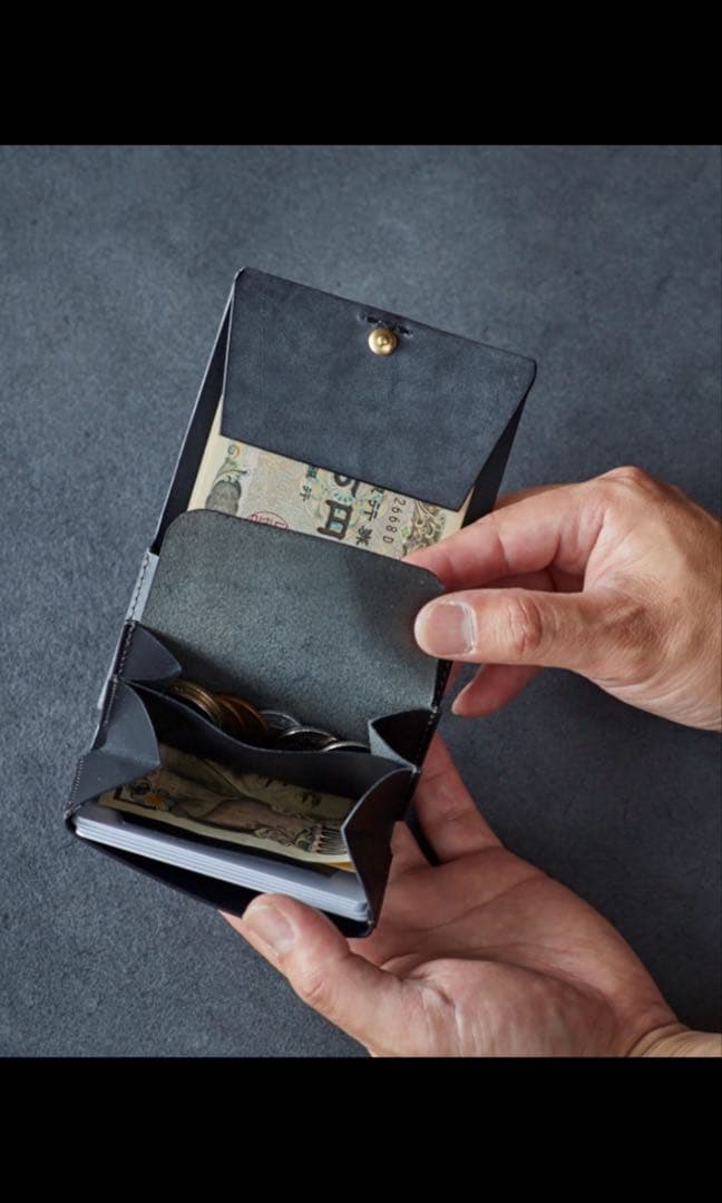 SAFUJI こさいふM グレイブルー - メルカリ